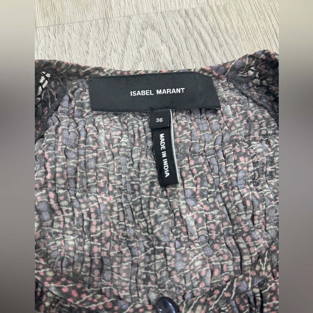 Isabel marant silk top and skirt set (size small) - Picture 5 of 14
